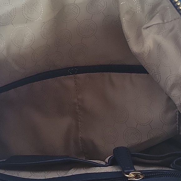 Michael Kors navy blue satchel - Picture 6 of 6